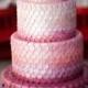 Ombre Petal Wedding Cake, Interesting Idea