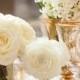 A Classic Gold And Ivory Wedding With Touches Of Spring 