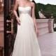 A-line Lace Sleeveless Wedding Dress