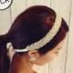 Bridal Headpiece, wedding headpiece, bridal headband, wedding headband with comb, Prom, Prom Headband, Prom Headpiece KARA