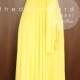 MAXI Yellow Bridesmaid Dress Convertible Dress Infinity Dress Multiway Dress Twist Dress Wrap Dress Prom Dress Wedding Dress Cocktail Dress