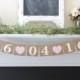 Save the Date Banner-Choose Your Colors-Wedding Date Banner-Wedding Sign-Wedding Photo Prop-Rustic Wedding-Engagement Banner