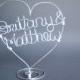 Custom Wire Cake Topper/Wire Wedding Cake Topper/Personalized Name Topper