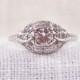 Vintage 18K Gold Diamond Engagement Ring .35 Carats