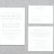 Printable Wedding Invitation Template - Instant Download - Infinity - Easy DIY Word Template