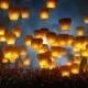 USA SELLER!!! 20 sky lanterns, wish, wedding, birthday, party, BBQ, floating candle, biodegradable, multi coloured
