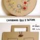DIY Laced Cardboard Handbags