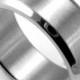 Men's 8mm Tungsten Carbide SILVER Wedding Band Engagement Ring Gunmetal Brushed Biker Ring