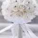 Crystal Ford Picture - More Detailed Picture About 2015 Cheap White Ivory Rose Et Blanc Wedding Bouquet Bridesmaid Artificial Flower Rose Bouquet Crystal Bridal Bouquet De Mariage Picture In Wedding Bouquets From Top Bridal 