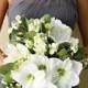 White Wedding Bouquets - Martha Stewart Weddings Flowers