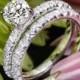 Platinum Vatche 1533 Charis Pave Diamond Wedding Set