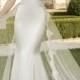 Beautiful Mermaid Bodice Fitted 2016 Wedding Dresses Hollow Back Satin Lace Appliques Bridal Dresses Gowns Ball Garden Sweep Train Online with $105.24/Piece on Hjklp88's Store 