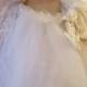 Sample Gown / Romantic Ivory Beaded Lace 4 Piece Off Shoulder Top & Tulle Ball Gown Skirt Bridal Wedding Set Boho Belly Dance (more colors)