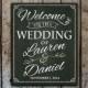 wedding chalkboard sign,  chalkboard welcome sign, printable wedding sign, digital download wedding sign