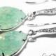 Chrysolite Opal Crystal Earrings Light Green Rhinestone Earrings Swarovski Rhinestone Opal Earrings Sterling Silver Earrings Wedding Jewelry