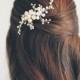 Bridal Hair Comb, Swarovski Crystal Comb, Bridal Hair Accessory, Swarovski Crystal Bridal Comb, Floral Comb, Bridal Bling, #1602