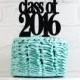 Class of 2016 Graduation Party Cake Topper or Sign