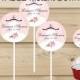 EDITABLE Instant Download - Bridal Shower / Wedding Shower Cupcake Topper, Custom Cupcake Toppers, Personalized Cupcake Topper