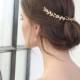 Wedding tiara, gold leaf headpiece, Wedding headpieces, Hair accessories, leaf crown, leaf headband