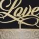 Gorgeous "LOVE" Cake Topper for any occasion - Bridal Shower, Engagement Party, Wedding, Anniversary, Valentine Day, Birthday Cake Topper!