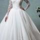 Lace Off The Shoulder Ball Gown Wedding Dress