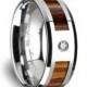 Tungsten Wood  Wedding Band, Tungsten Wood Ring, Anniversary Rings, His Promise Ring, Tungsten, Men,s Wedding Band, Wedding Ring, Engagement