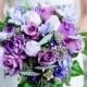 Rustic Country Wedding In Purple And Green