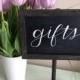 Chalkboard sign / Customized sign / Gift table sign / Wedding signage / Reserved sign /