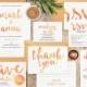 Wedding invitation set, Summer wedding, Wedding invitation printable, Wedding stationery set, Wedding RSVP postcard, Wedding details card