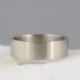 6mm 14K White Gold Wedding Band - Unisex - Matte Finish or Polished Finish - Commitment Rings - Classic Wedding Band - Mens Wedding Ring