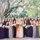Modern Downtown Austin Wedding With 17 Stylish Bridesmaids