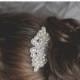 SALE Crystal Bridal Hairpiece, Rhinestone Wedding Hair Comb, Bridal Hairpiece, Wedding Hairpiece, Beaded Crystal Hair Accessory, Vintage Ins