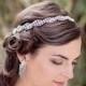 Rhinestone Hairband, Rhinestone Headband, Bridal Headband, Wedding Halo, Wedding Diamante Hairband, Sparkly Headpiece, Bridal Headpiece