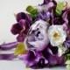 Silk Wedding Bouquet, Purple Peony Bridal Bouquet, Vintage Wedding, Rustic Wedding, Shabby Chic Wedding, Bride, Bridesmade