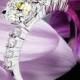 Platinum "Legato Shared-Prong" Diamond Engagement Ring