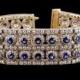 18kt. Gold Diamond Sapphire Bracelet - Yafa Jewelry