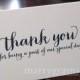 Wedding Thank You Note Card Set - Misc.- Thank You for Being a Part of Our Special Day (Set of 5) - Perfect for Wedding Vendor, Friends CS02