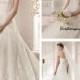 Alluring Satin&Tulle A-line Bateau Neckline Natural Waistline Wedding Dress