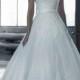 Fantastic Sweetheart A Line Lace Wedding Dress With Belt Vestido De Novia Sweep Train Beads Bridal Ball Gown Sleeveless A-Line Online with $106.81/Piece on Hjklp88's Store 
