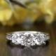 2.0 ct.tw Engagement Ring-Brilliant Cut Diamond Simulants-CZ Ring-Wedding Ring-Bridal Ring-Anniversary Ring-925 Sterling Silver-R86712