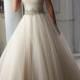 A Line Perfect Belt Strapless Lace Up Wedding Dress
