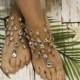 Crystal barefoot sandals