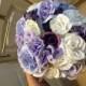 Silk Floral Bouquet, Wedding bouquets, Bridal silk flower arrangements