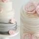 Grey Ombre Pink Wedding Cake