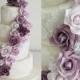 Purple Cascade Wedding Cake