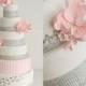 Pink Sparkly Wedding Cake