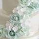 Green Cascade Wedding Cake