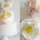 Spring Floral Cascade Wedding Cake