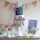 Chalkboard Wedding Cake Table