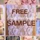 FREE LACE SAMPLE ~~LovelyLaceDesigns/ Wedding Table Runners/ Wedding Decor/Reception Decor/Table Overlay